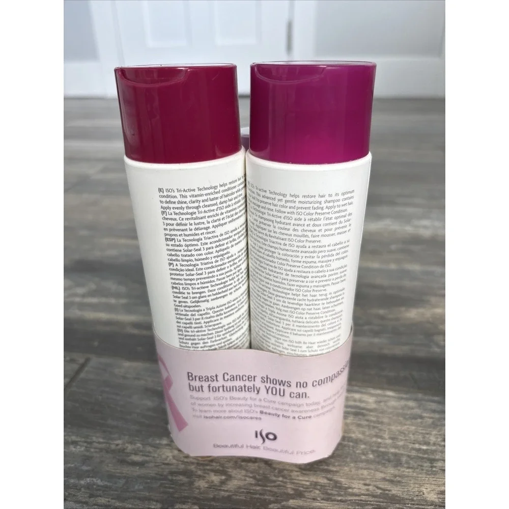 ISO Color Preserve Hair Care Cleanse Shampoo Conditioner 10.1oz‎ Thermal Shield